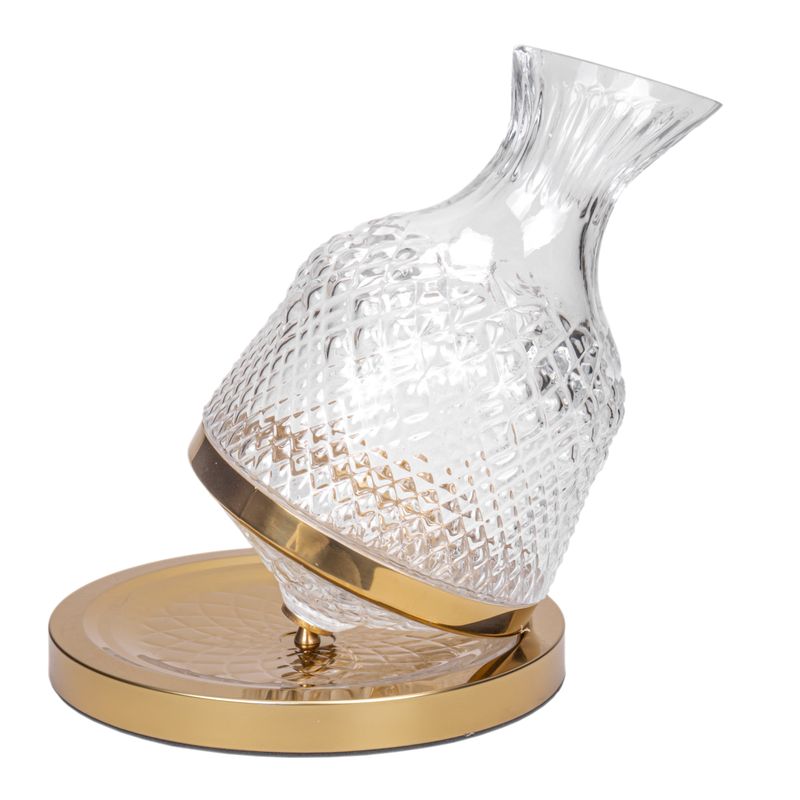 DECANTADOR DE VIDRIO PARA VINO 23CM