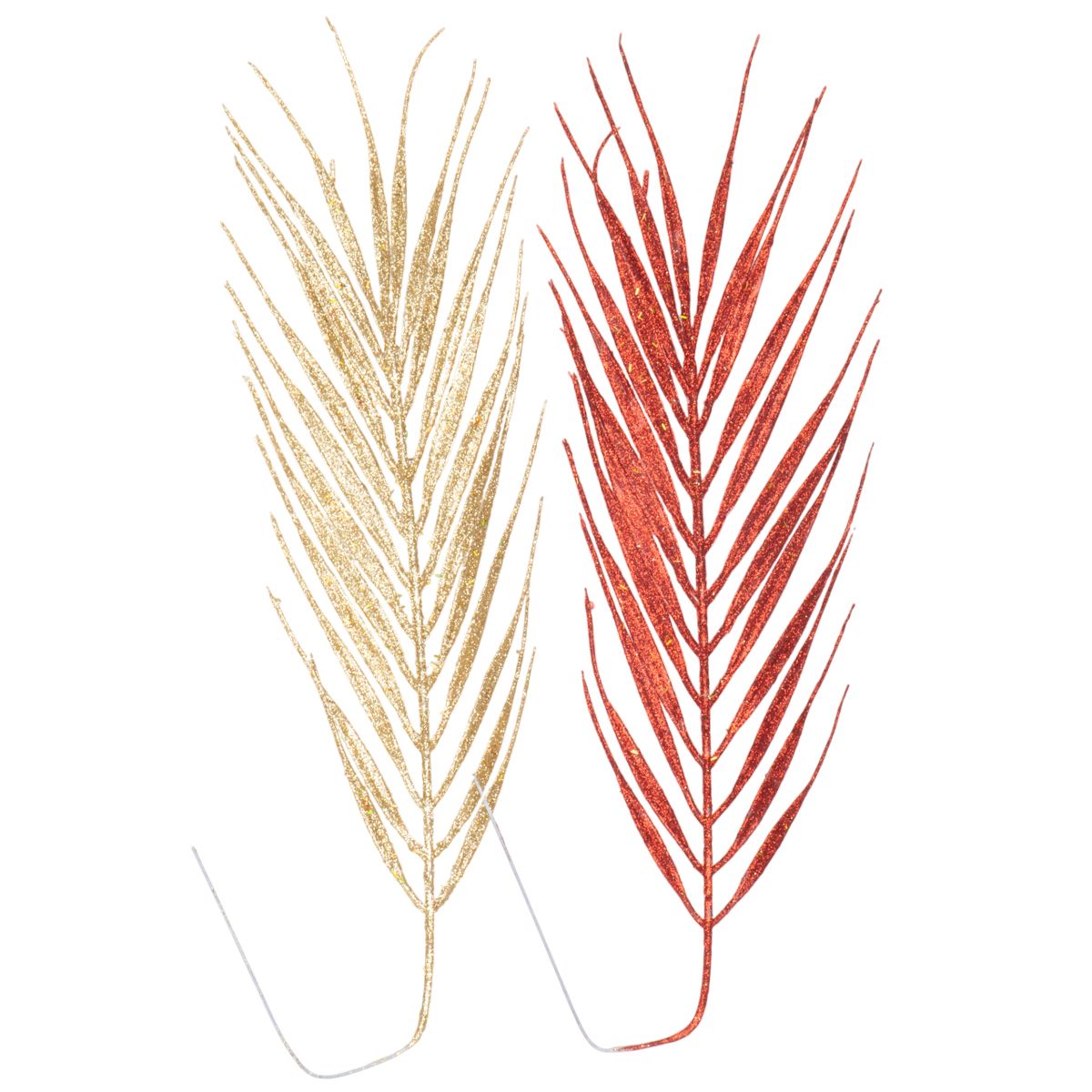 PLANTA NAVIDAD ARTIFICIAL DORADA-ROJA 42CM