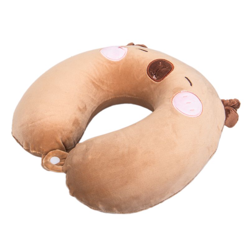 ALMOHADA DE VIAJE U DISEÑO CAPIBARA 