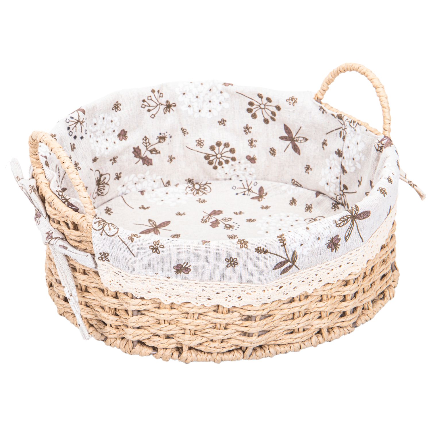 CANASTO MIMBRE CIRCULAR 29X29X11CM