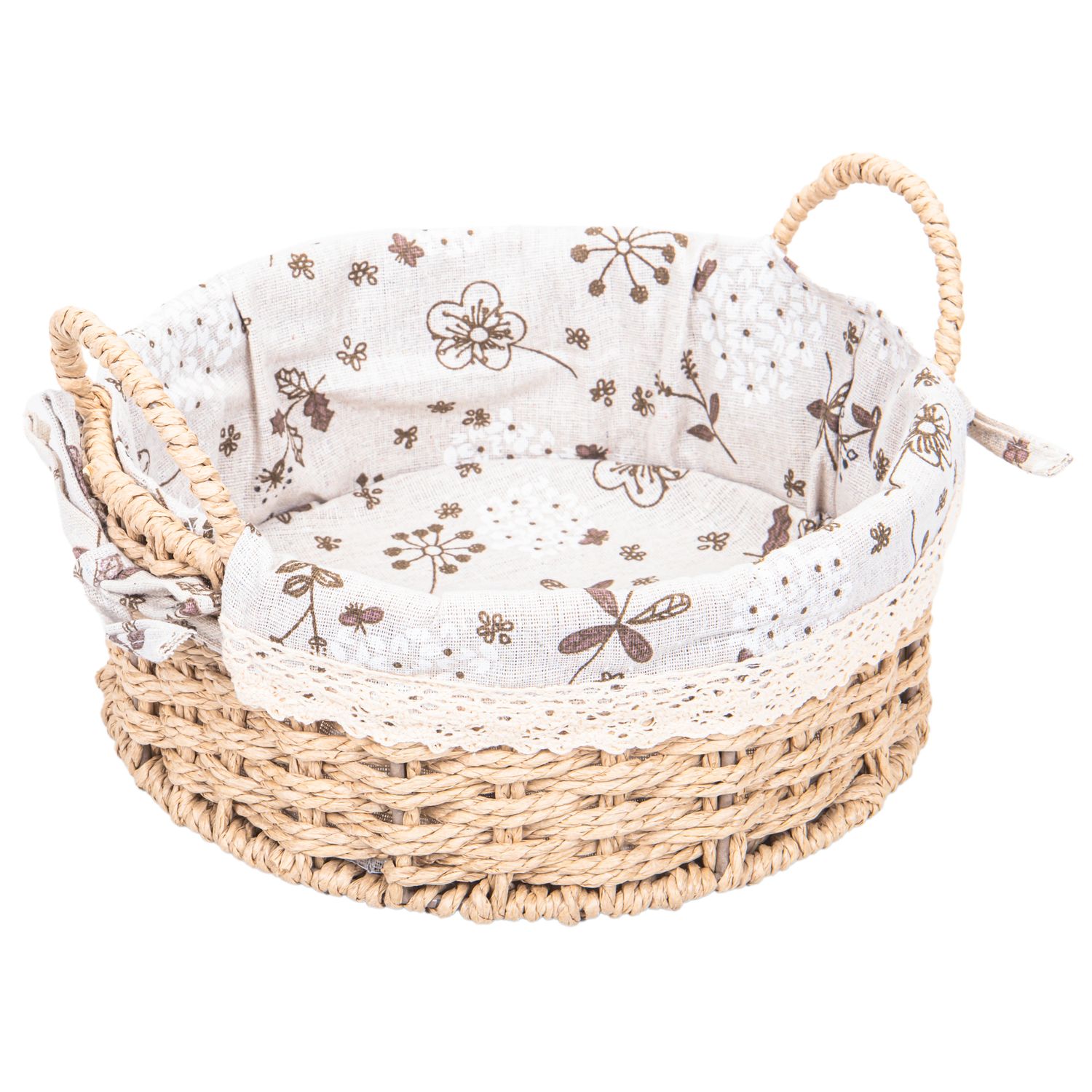 CANASTO MIMBRE CIRCULAR 24X24X9.5CM