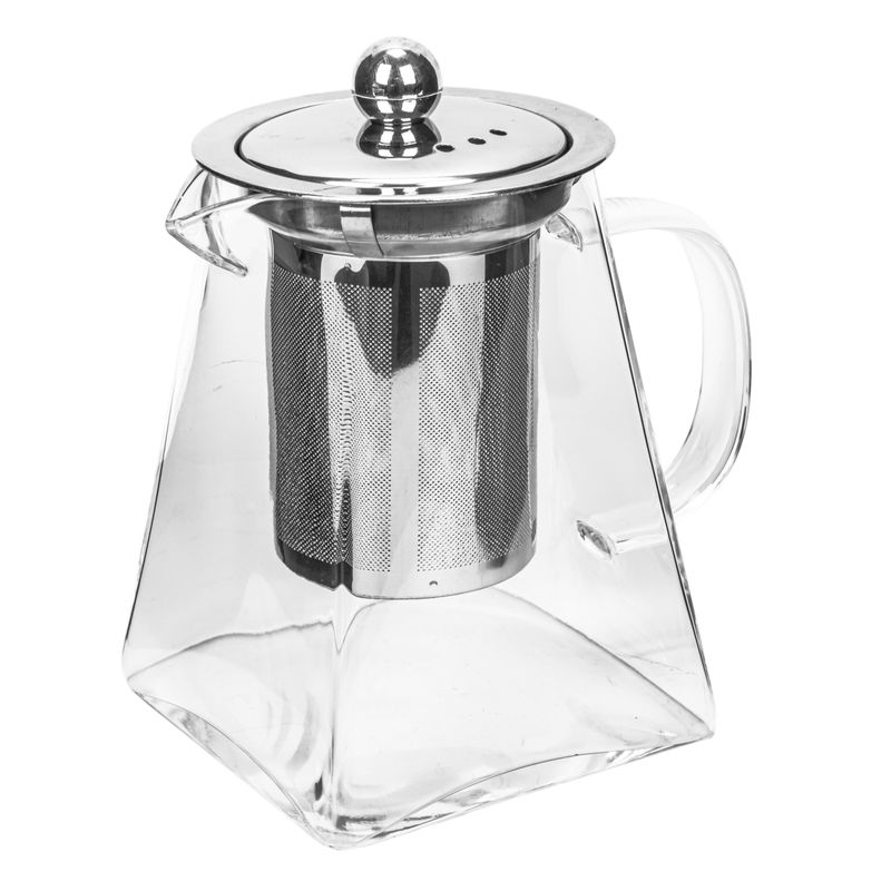 TETERA VIDRIO CON FILTRO PARA INFUSIONES 14X8.8CM 550ML