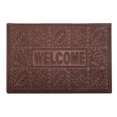 TAPETE BIENVENIDA 38X58CM MARRON