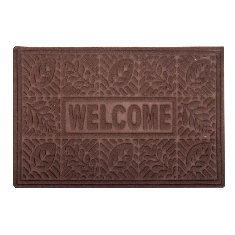 TAPETE BIENVENIDA 38X58CM MARRON
