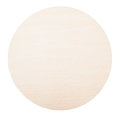 INDIVIDUAL DE TELA REDONDO BEIGE