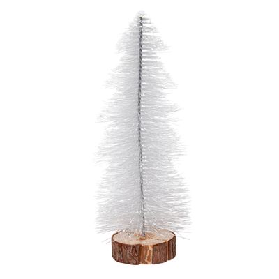 ARBOLITO DE NAVIDAD BLANCO NIEVE 24CM