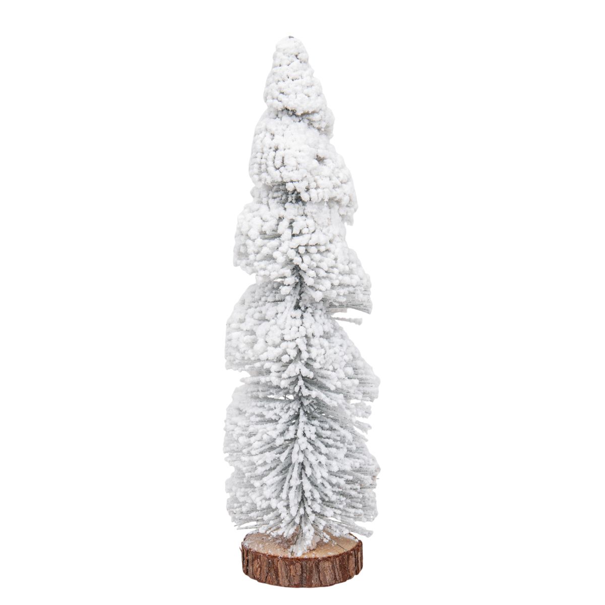 ARBOLITO NAVIDAD VERDE/BLANCO 10X30CM