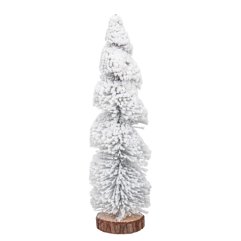 ARBOLITO NAVIDAD VERDE/BLANCO 10X30CM