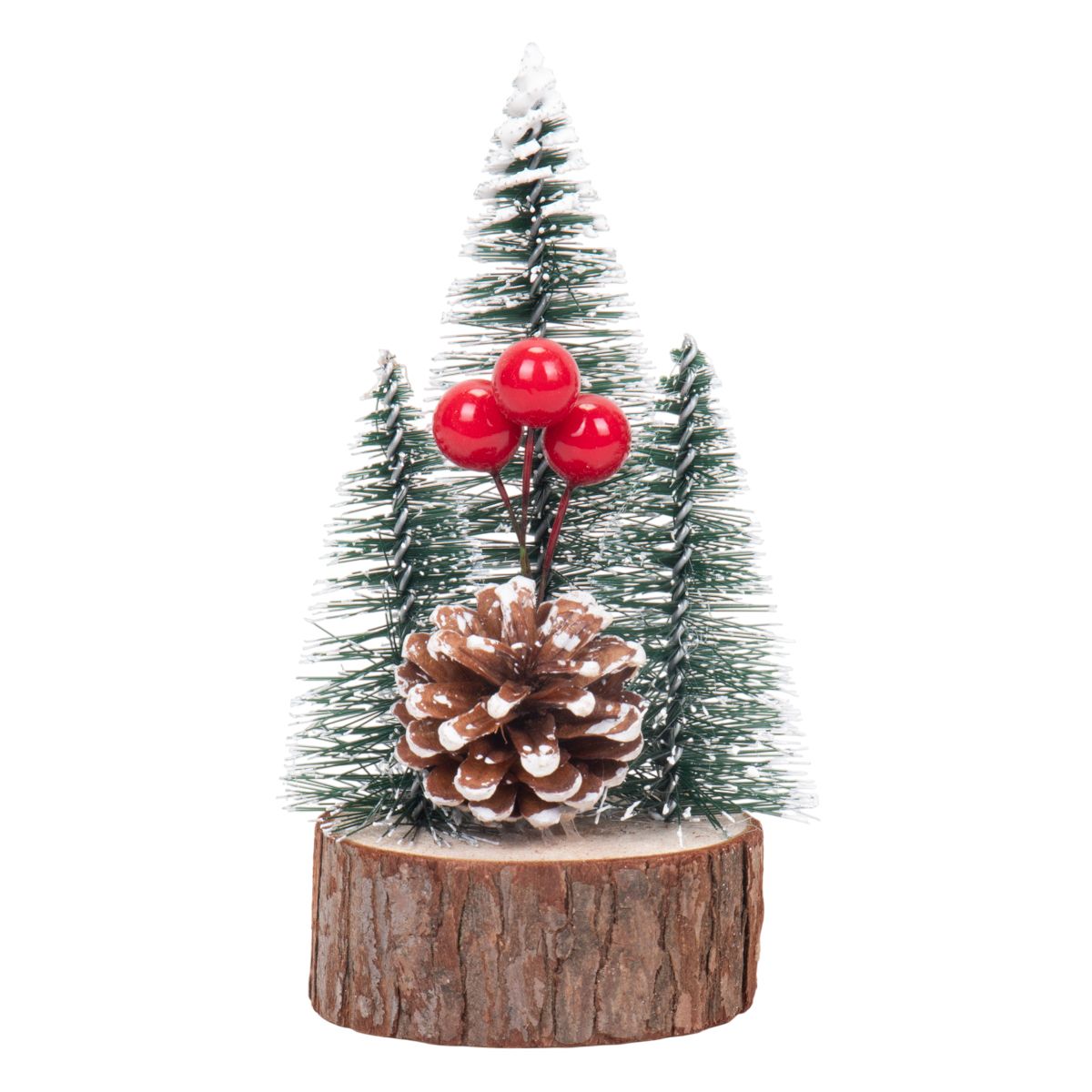DECORACIÓN NAVIDAD ARBOLITOS MADERA 13X7CM