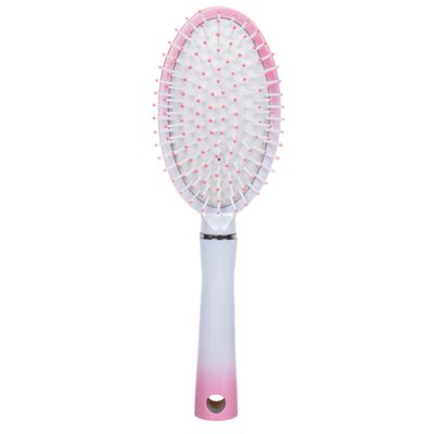 CEPILLO CABELLO SOFT OVALADO BCO/ROSA