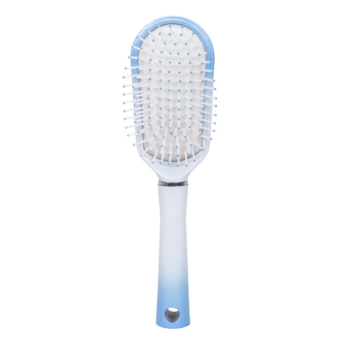 CEPILLO CABELLO SOFT RECTANGULAR BCO/CELESTE