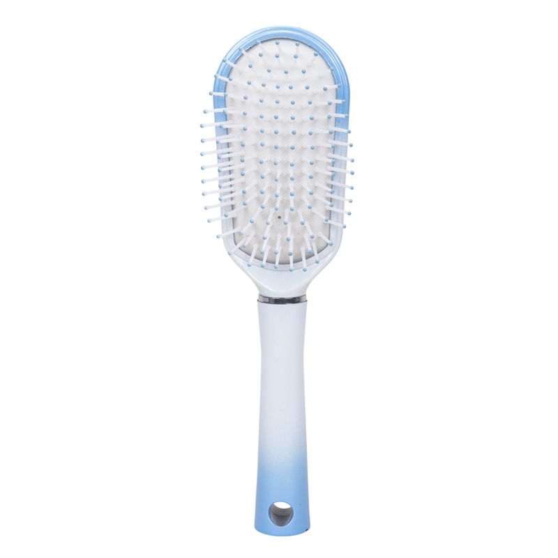 CEPILLO CABELLO SOFT RECTANGULAR BCO/CELESTE