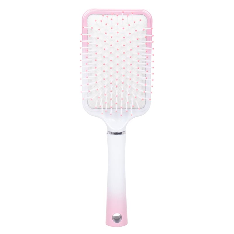CEPILLO CABELLO SOFT RECTANGULAR BCO/ROSA