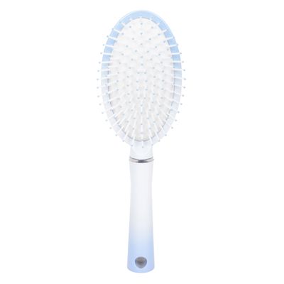 CEPILLO CABELLO SOFT OVALADO BCO/CELESTE