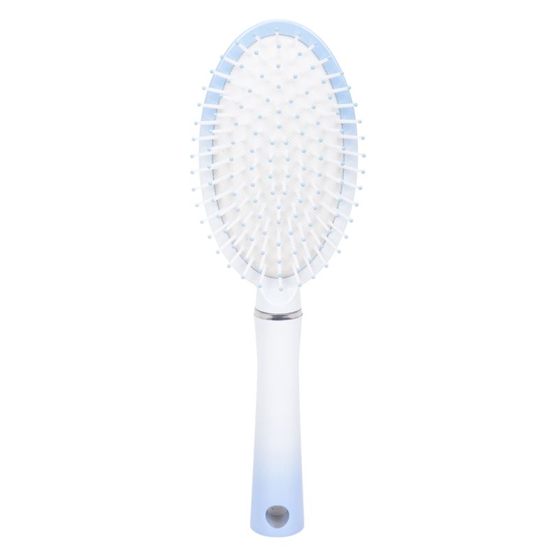 CEPILLO CABELLO SOFT OVALADO BCO/CELESTE