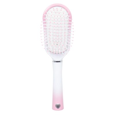 CEPILLO CABELLO SOFT RECTANGULAR BCO/ROSA