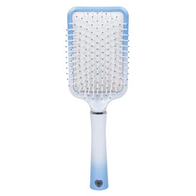 CEPILLO CABELLO SOFT RECTANGULAR BCO/CELESTE