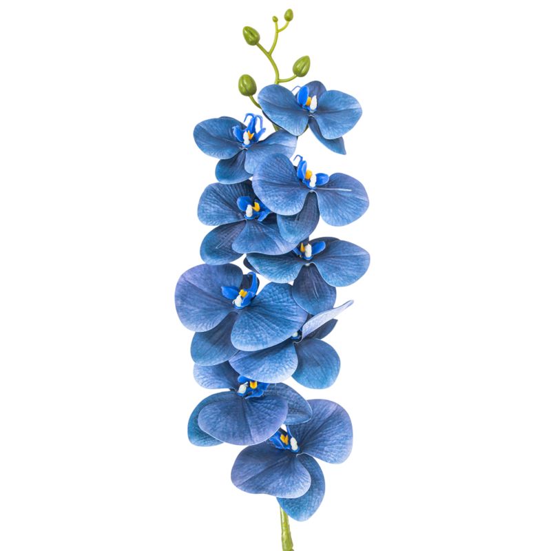 ORQUÍDEA ARTIFICIAL DECORATIVA - AZUL