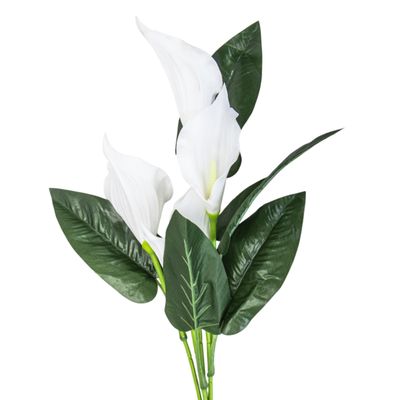 LIRIO DE LA PAZ ARTIFICIAL DECORATIVO - BLANCO