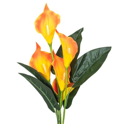 LIRIO DE LA PAZ ARTIFICIAL DECORATIVO - AMARILLO