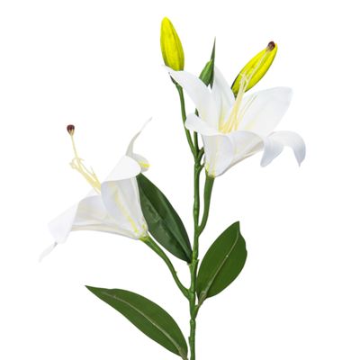 LIRIO ARTIFICIAL DECORATIVO - BLANCO