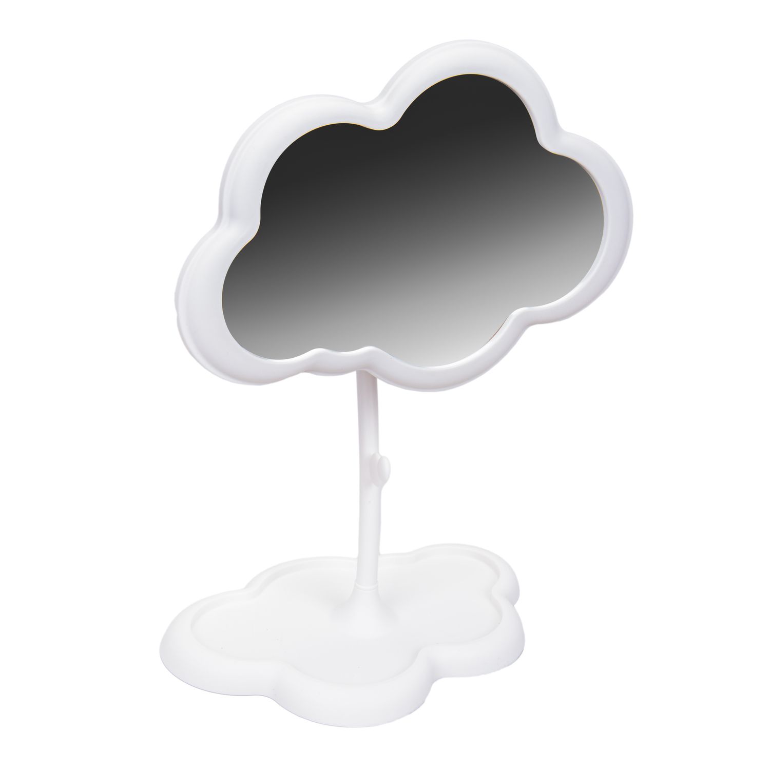ESPEJO MAQUILLAJE NUBE AJUSTABLE C/BASE BLANCO