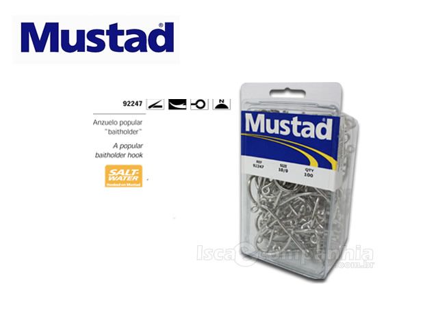 ANZUELO MUSTAD  N.4/0 C/100 PCS 