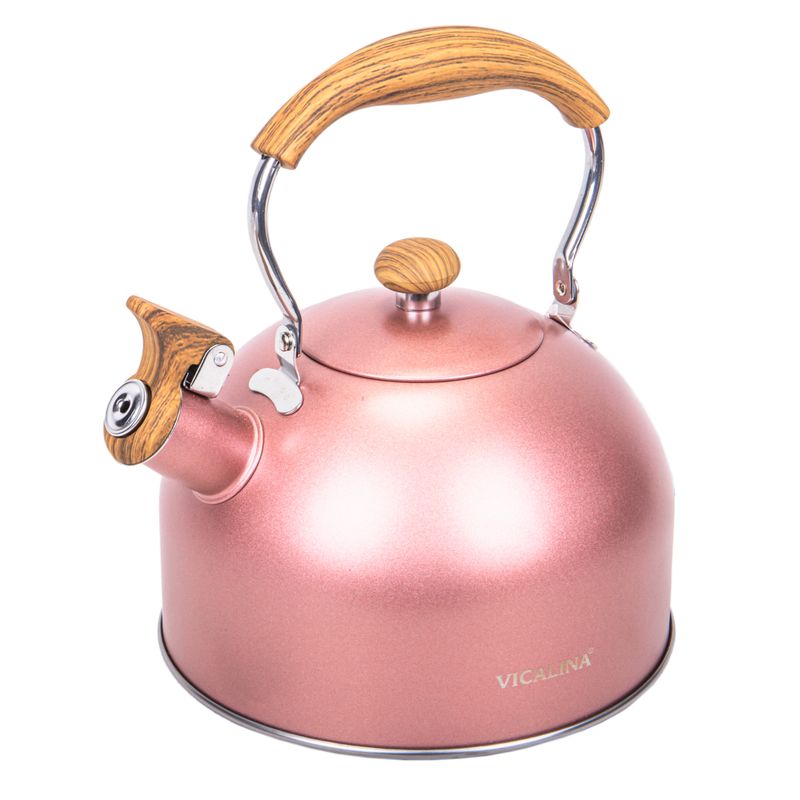 PAVA DE 2.5 LITROS DE ACERO INOXIDABLE - ROSE
