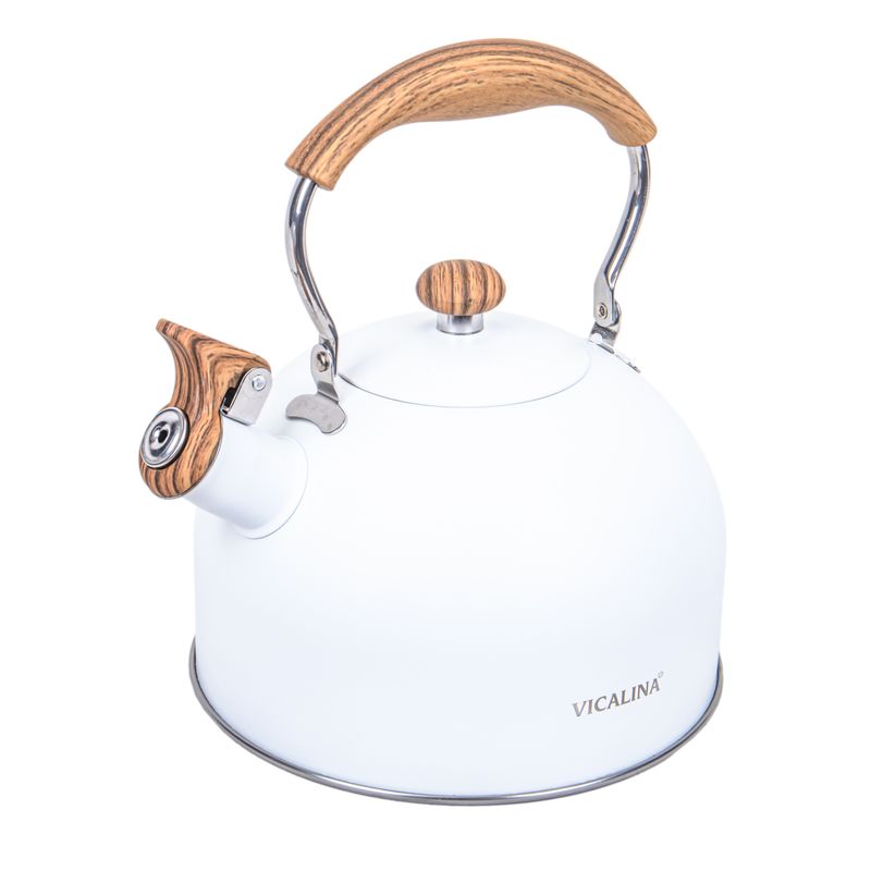 PAVA DE 2.5 LITROS INOXIDABLE - BLANCA