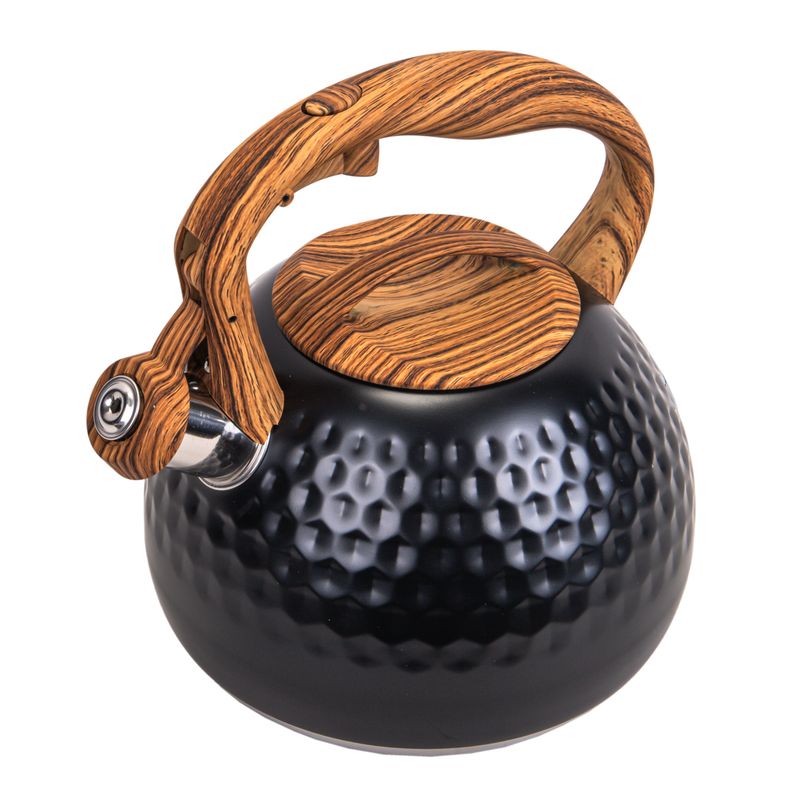 PAVA DE 3 LITROS DE ACERO INOXIDABLE - NEGRO