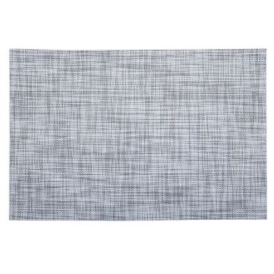 INDIVIDUAL RECTANGULAR DE TELA - BLANCO Y NEGRO