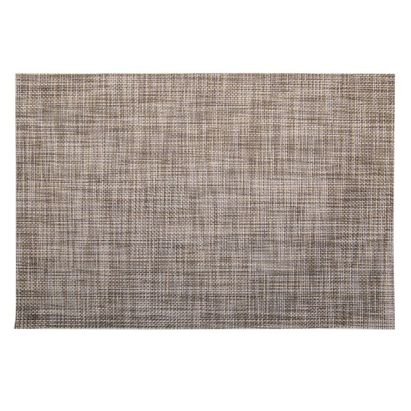 INDIVIDUAL RECTANGULAR DE TELA - MARRON