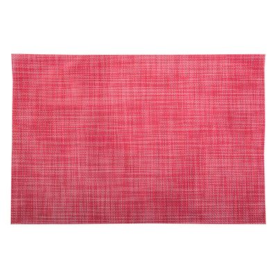 INDIVIDUAL RECTANGULAR DE TELA - ROJO