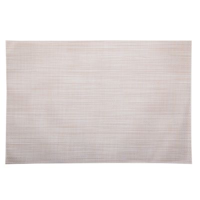 INDIVIDUAL RECTANGULAR DE TELA - BEIGE