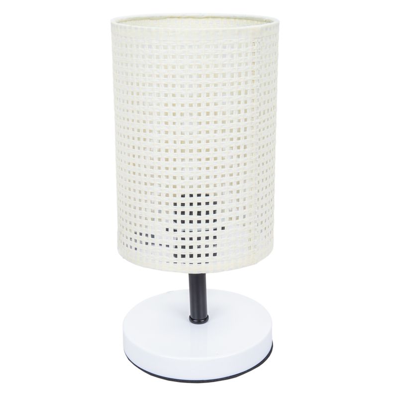 VELADOR DECORATIVO TEXTURA TRENSADA CON BASE DE MADERA -CREMA