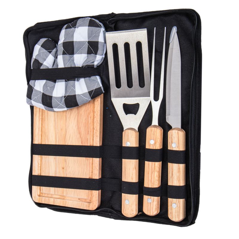 JUEGO PARA ASADO 29CM 6PZS