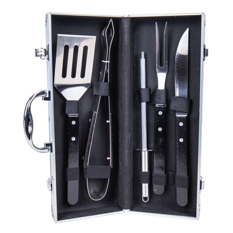 JUEGO PARA ASADO 35CM 6 PZS