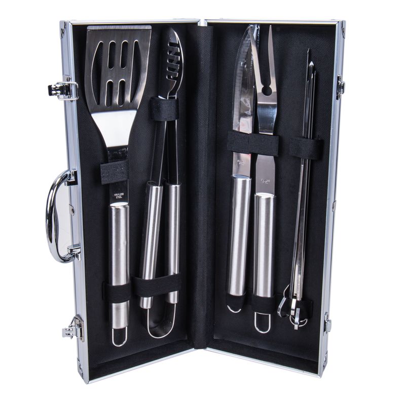 JUEGO PARA ASADO 37CM  6 PZS