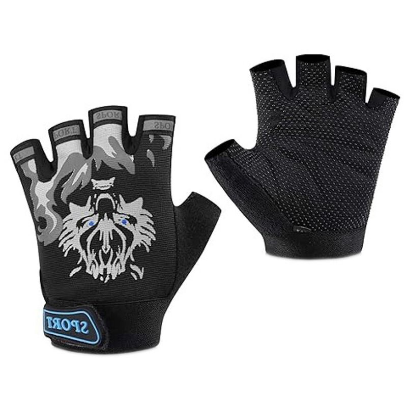 GUANTE PARA GIMNASIO NEGRO - TAMAÑO XL