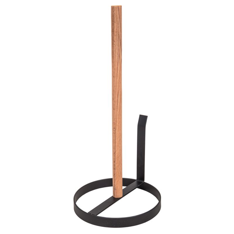 PORTARROLLOS COCINA NEGRO 13.5X30CM