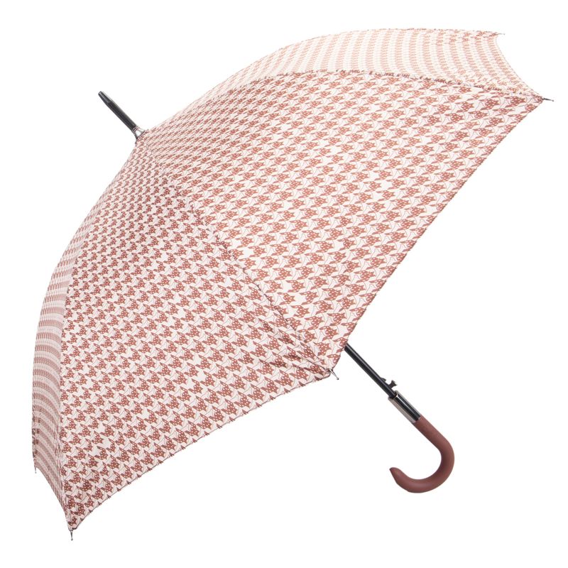 SOMBRILLA PARAGUAS BEIGE NEGRO
