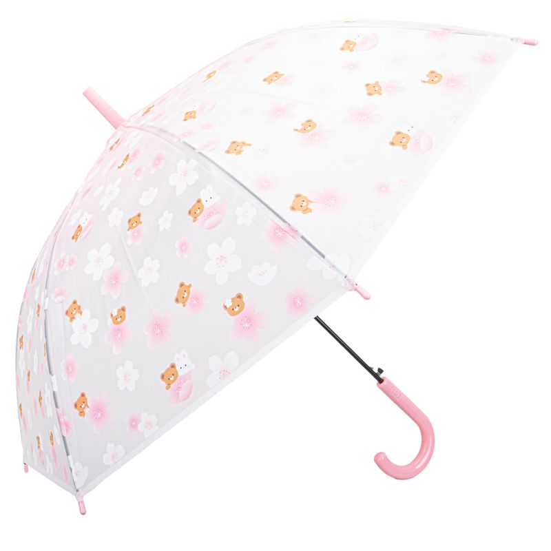 PARAGUAS ADULTO DISEÑO FLORAL TONOS ROSA