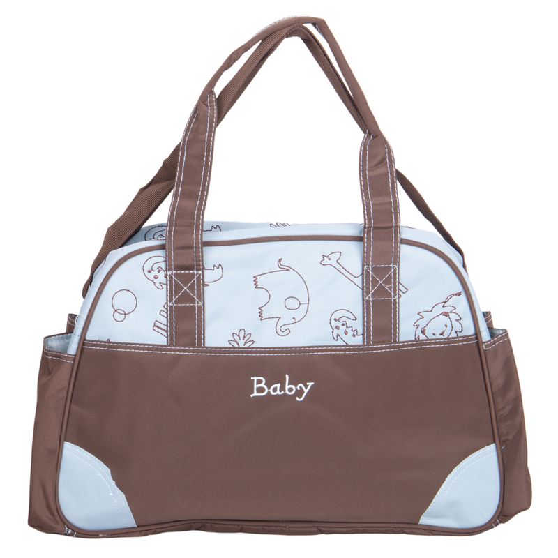 BOLSON DE BEBE DISEÑO DE ANIMALES 6 COMPARTIMIENTOS 45CM