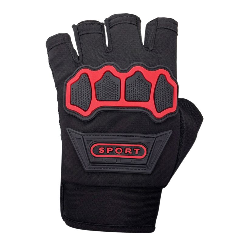 GUANTE PARA GIMNASIO  ROJO- TAMAÑO XL
