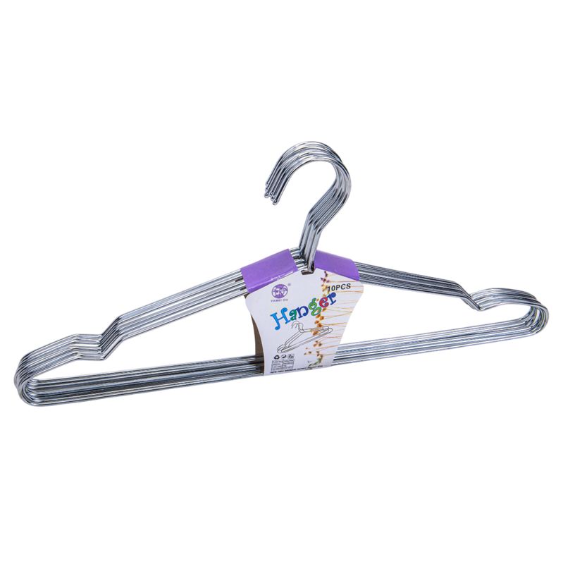 PACK 10 PERCHAS ROPA  41.5X18CM