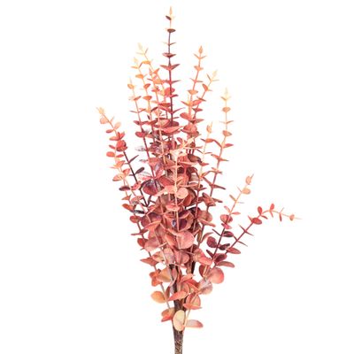 RAMAS EUCALIPTO ARTIFICIAL DECORATIVAS - ROJIZO