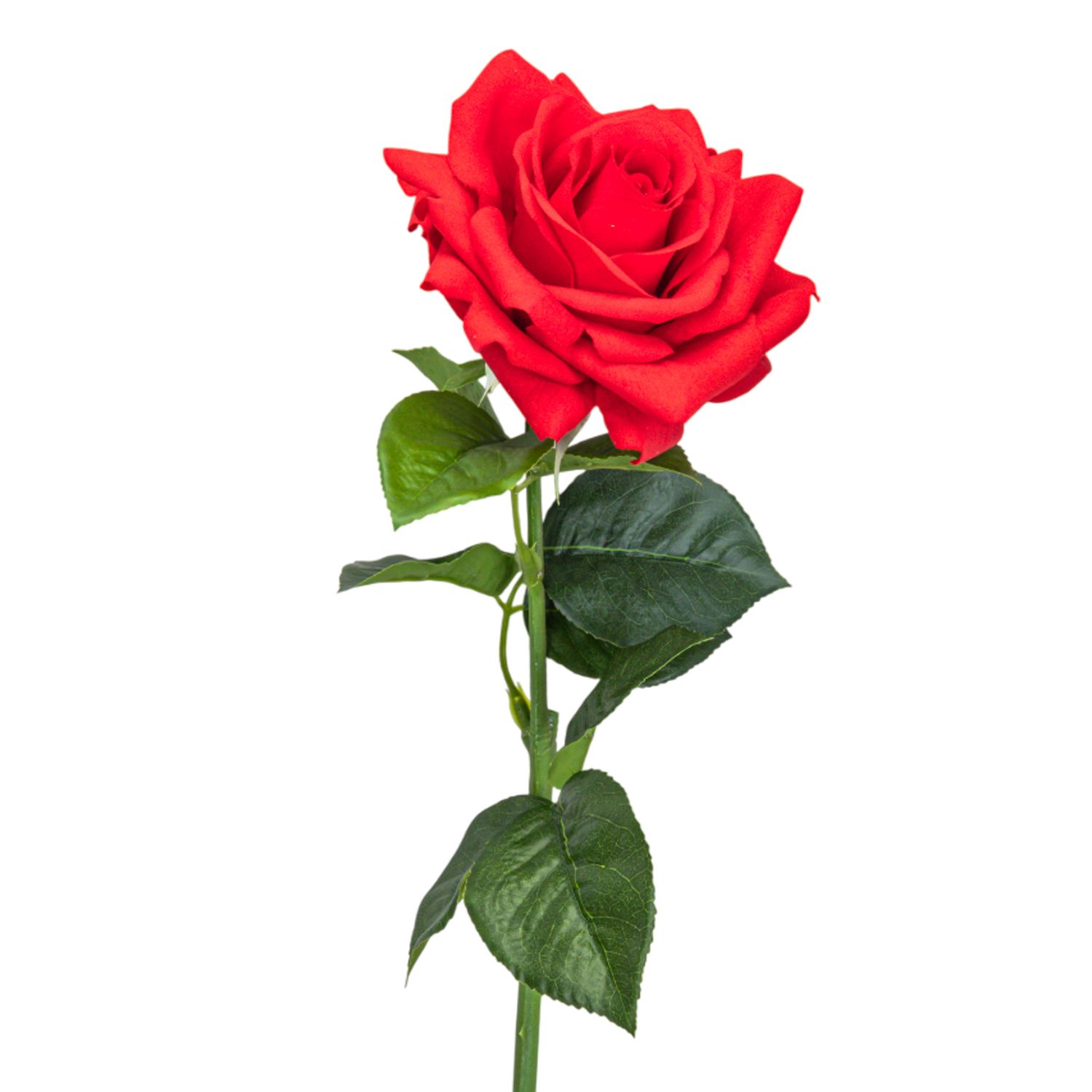 ROSA ARTIFICIAL DECORATIVA COLOR ROJO