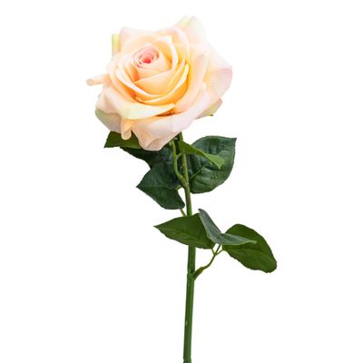 ROSA ARTIFICIAL DECORATIVA COLOR CREMA