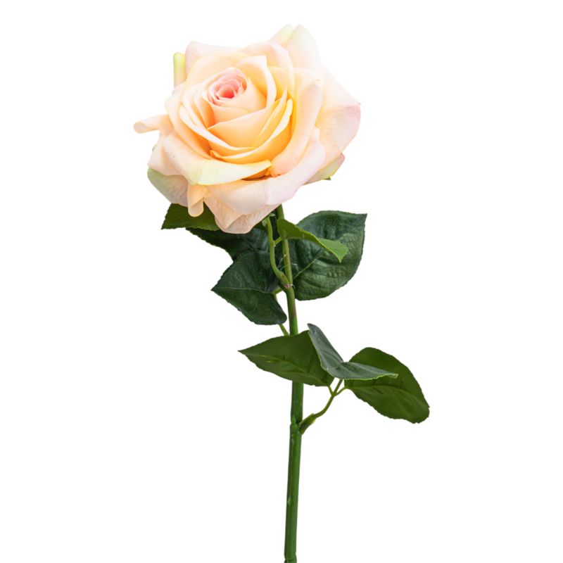 ROSA ARTIFICIAL DECORATIVA COLOR CREMA