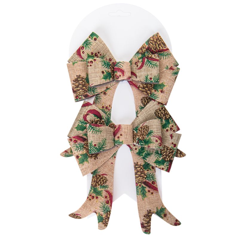 MOÑOS NAVIDAD TELA ESTAMPADA 13X18CM